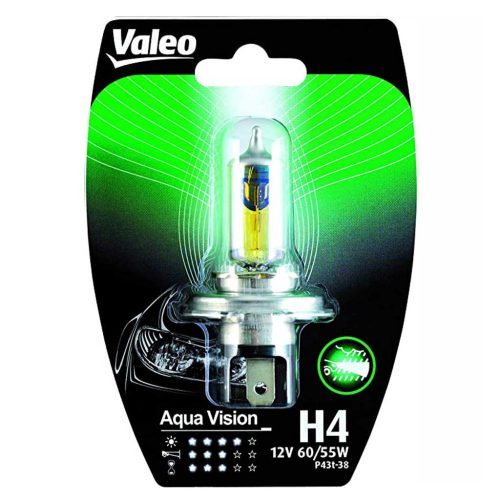 Valeo 032514 12V 60/55W H4 P43t-38 Aqua Vision fényszóróizzó