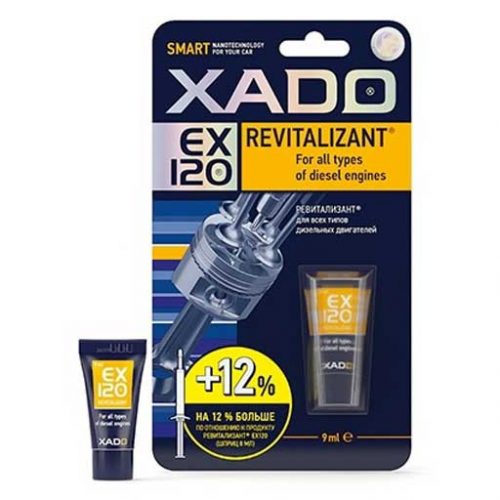 Xado 10334 EX120 revitalizáló gél dízelmotorokhoz, 9ml