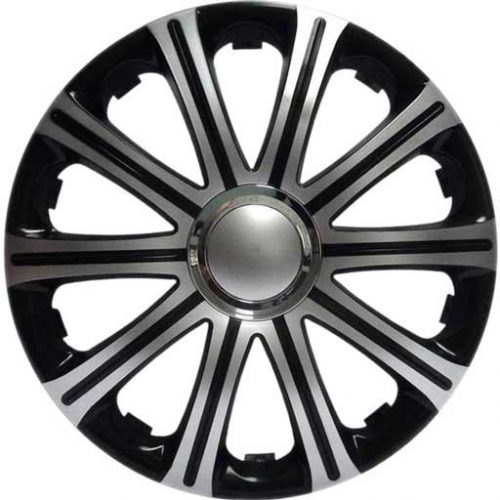 J-Tec 14"  Modena Black Silver Dísztárcsa garnitúra