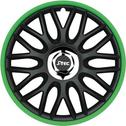 J-Tec 15" Orden Green R Dísztárcsa garnitúra