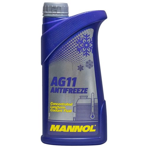 Mannol 4111-1 - AG11 Antifreeze fagyálló koncentrátum, kék, 1lit.