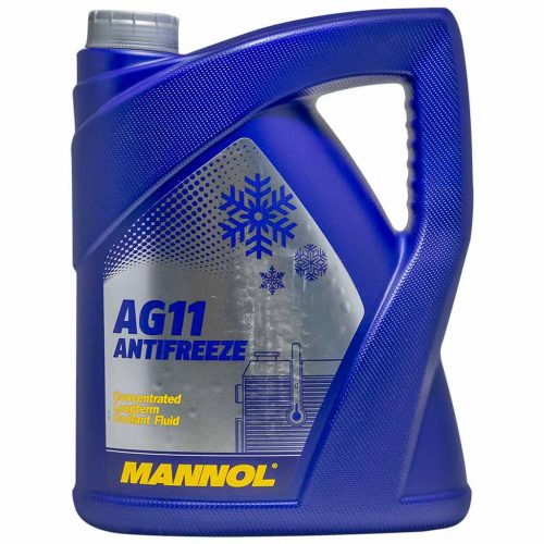 Mannol 4111-5 - AG11 Antifreeze fagyálló koncentrátum, kék, 5lit.