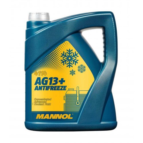 Mannol 4114-5 - AG13+ Antifreeze fagyálló koncentrátum, sárga, 5lit.