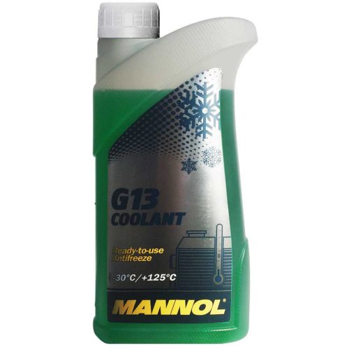 Mannol 4213-1 - G13 Coolant fagyálló, készre kevert, zöld, 1kg. -30°C