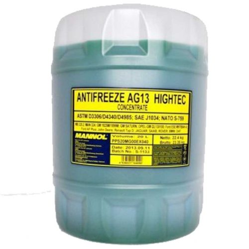 Mannol 4113-20 - AG13 Antifreeze fagyálló koncentrátum, zöld, 20lit.