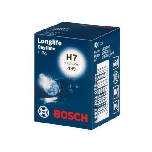 Bosch 1 987 302 048 12V 60/55W H4 P43t-38 Longlife Daytime fényszóróizzó