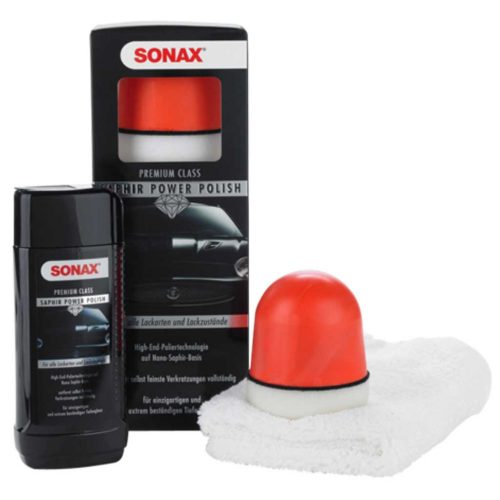 SONAX 200941 PremiumClass SaphirPowerPolish, zafír polírozó szett, 250 ml