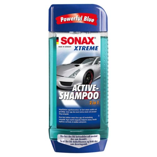 SONAX 214200 XTREME Active-Shampoo, fényező aktívsampon 2in1, 500ml