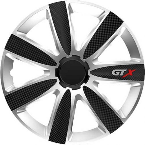 Versaco 13" GTX Carbon Black & Silver Dísztárcsa garnitúra