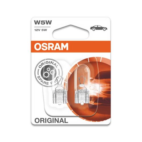 Osram 2825-02B 12V 5W W5W W2.1x9.5d Ultra Life izzó, 2db