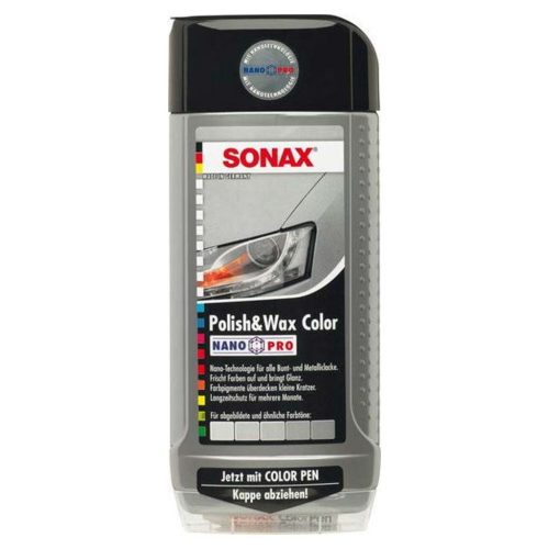 SONAX 296300 Polish + Wax Color, polírozó, ezüst, 500 ml