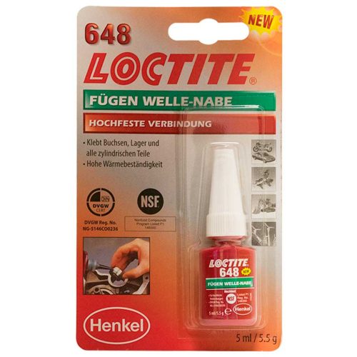 Loctite Csapágyrögzítő 648, 5ml