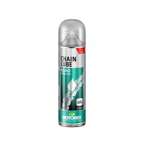 Motorex 302347 Chainlube Road Strong Lánckenő spray, 500ml