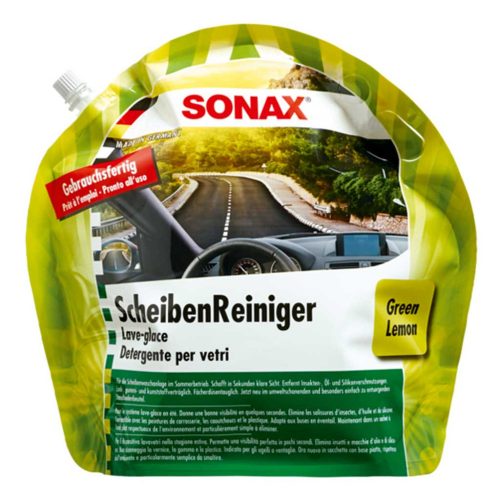 SONAX 386441 ScheibenReiniger Sommer, nyári szélvédőmosó folyadék, kevert, 3 lit