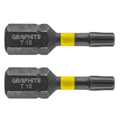 Torziós ütvecsavarozó bit TX15x25mm, 2db.