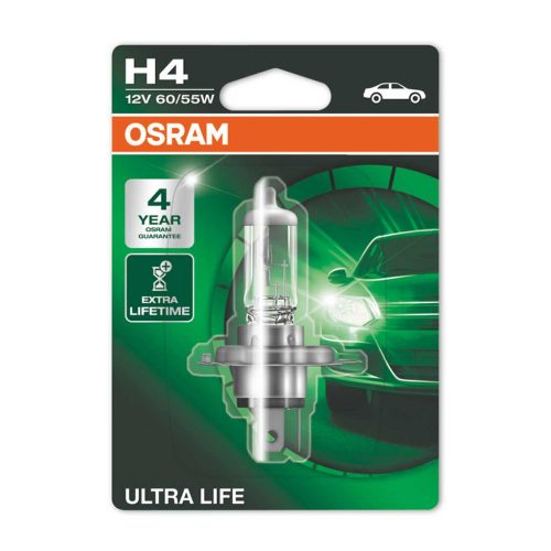 Osram 64193ULT-01B 12V 60/55W H4 P43t-38 Ultra Life fényszóróizzó