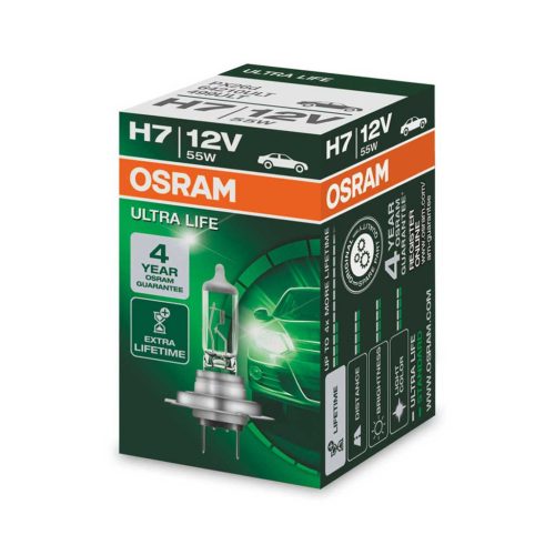 Osram 64210ULT 12V 55W H7 PX26d UItra Life fényszóróizzó