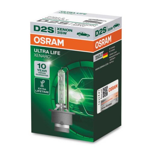 Osram 66240ULT 85V 35W D2S P32d-2 Xenarc Ultra Life xenonizzó