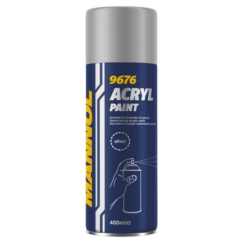 SCT-Mannol 9676 Acryl paint silver - Ezüst akril festék, 450ml