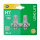 Hella 8GH 007 157-454 12V 55W H7 PX26 Long Life fényszóróizzó, 2db