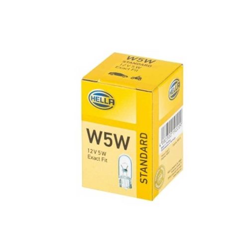 Hella 8GP 003 594-121 12V 5W W5W W2.1x9.5d Standard izzó