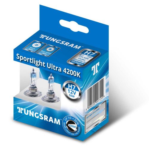 Tungsram 58520SBU 12V 55W H7 PX26d Sportlight Ultra fényszóróizzó, 2db