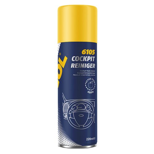 SCT-Mannol 6105 Cockpit Reiniger active Foam - Műszerfalápoló hab, alma illatú, 220ml