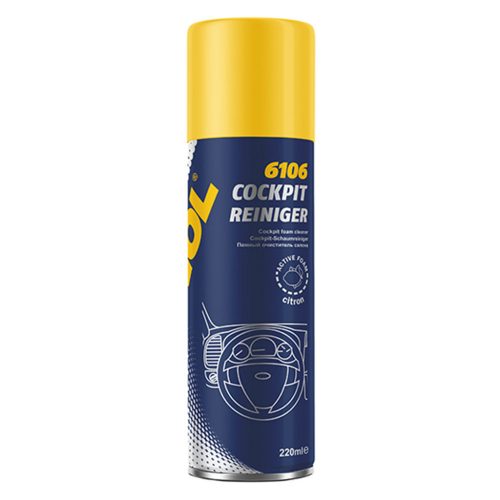 SCT-Mannol 6106 Cockpit Reiniger Active Foam - Műszerfalápoló hab, citrom illatú, 220ml