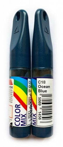 COLOR MIX autós javítófesték Óceánkék (Ocean Blue) 12,5ml ecsetes karceltávolító, modellezéshez is