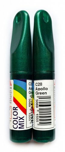 COLOR MIX autós javítófesték Ragyogó zöld (Apollo Green) 12,5ml ecsetes karceltávolító, modellezéshez is