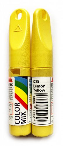 COLOR MIX autós javítófesték Citrussárga (Lemon yellow) 12,5ml ecsetes karceltávolító, modellezéshez is