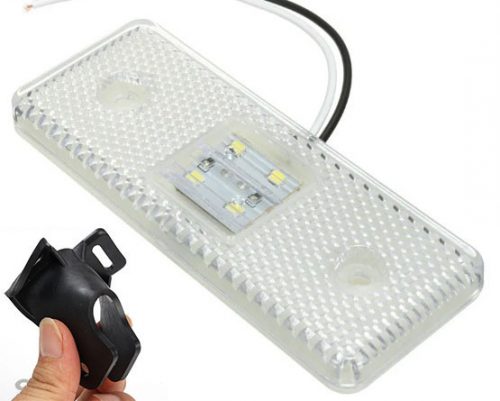 6 LED-es szélességjelző tartóval - fehér 12/24V - E jeles