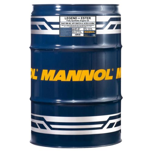 Mannol 7901-DR Legend+Ester 0W-40 motorolaj 208lit.