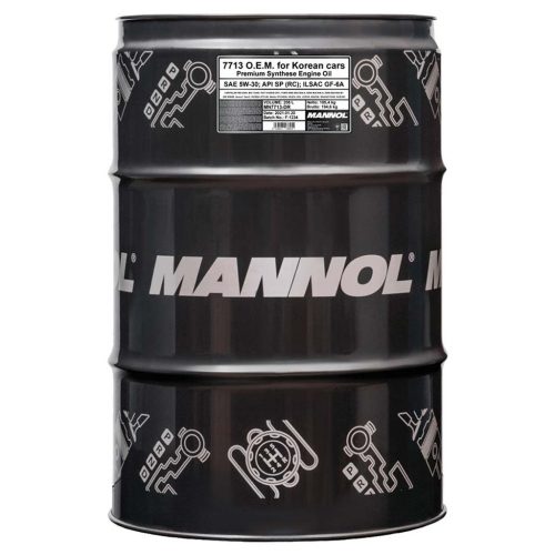 Mannol 7713-DR O.E.M. for Hyundai, Kia 5W-30 motorolaj 208lit.