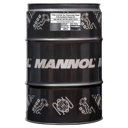 Mannol 7701-DR O.E.M. for Chevrolet, Opel 5W-30 motorolaj 208lit.