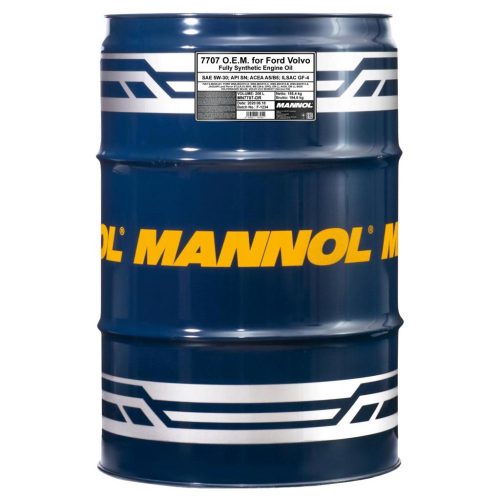 Mannol 7707-DR O.E.M. for Ford, Volvo 5W-30 motorolaj 208lit.