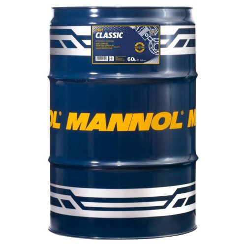 Mannol 7501-60 Classic 10W-40 motorolaj 60lit.