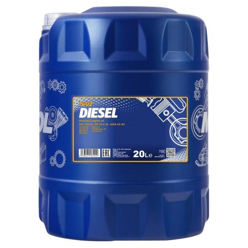 Mannol 7402-20 Diesel 15W-40 motorolaj 20lit.