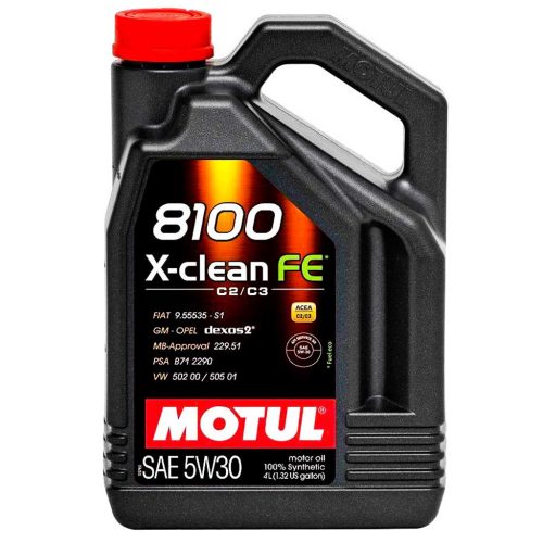 Motul 8100 X-Clean FE 5W-30 motorolaj, 4lit. 104776