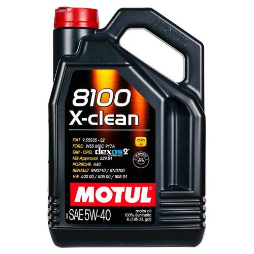 Motul 8100 X-clean 5W-40, 4lit. 104720