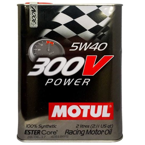 Motul 300V Power 5W-40 motorolaj, 2lit. 104242