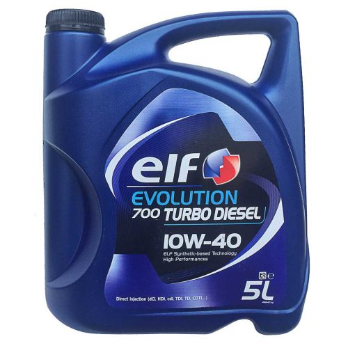 Elf Evolution 700 Turbo Diesel 10W-40 motorolaj, 5lit