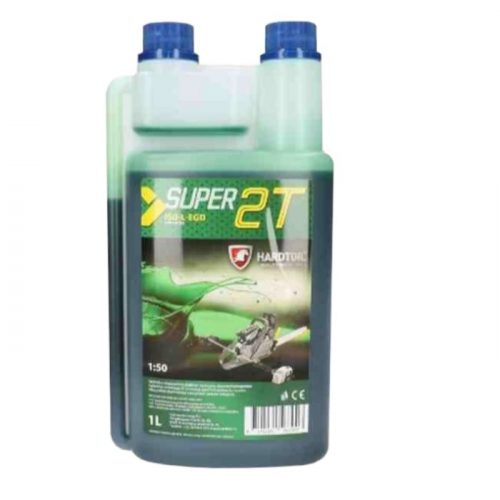 Hardt Oil Super 2T ISO-L-EGD, fűkasza, láncfűrész olaj zöld, Stihl, 1lit