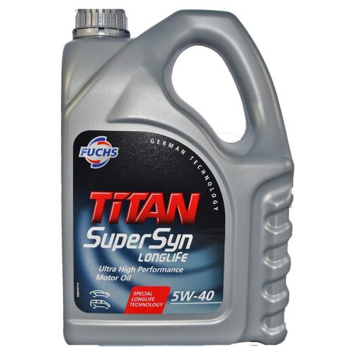 Fuchs Titan Supersyn 5W-40 motorolaj, 4lit