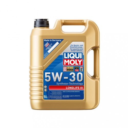 Liqui Moly Longlife III 5W-30 (5W30) motorolaj, 5lit