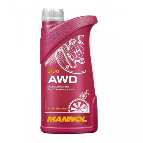 Mannol 8100-085ME AWD Getriebeoel Haldex váltóolaj, hajtóműolaj 850ml, fémdobozos