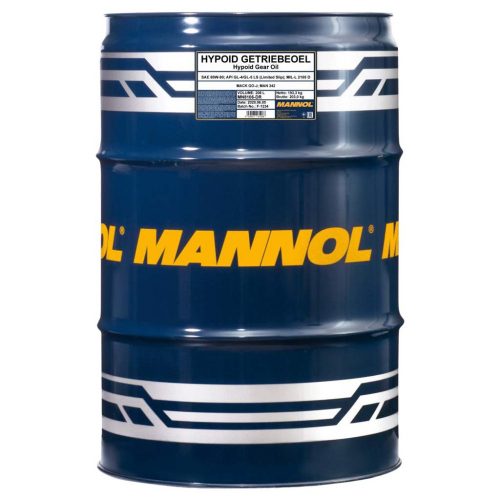 Mannol 8106-DR Hypoid Getriebeöl 80W-90 váltóolaj 208lit.