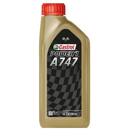 Castrol Power-1 A747 (2T) kétütemű verseny motorolaj, 1 liter