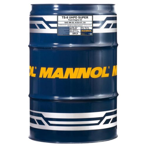 Mannol 7108-DR Truck Special TS-8 UHPD Super 5W-30 motorolaj, 208 liter