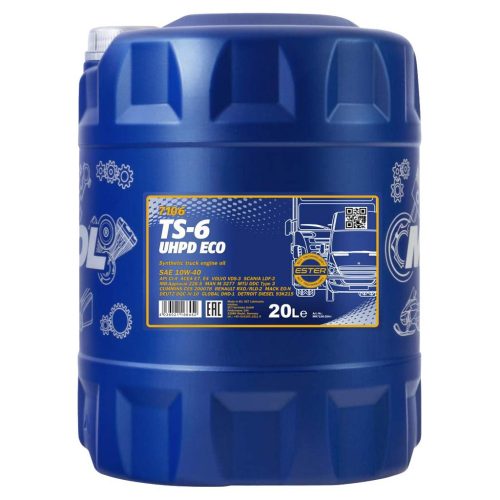 Mannol 7106-20 Truck Special TS-6 UHPD Eco 10W-40 motorolaj, 20 liter